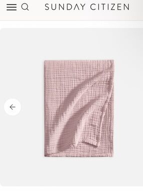 New Sunday Citizen Soft Cotton Gauze Blanket -